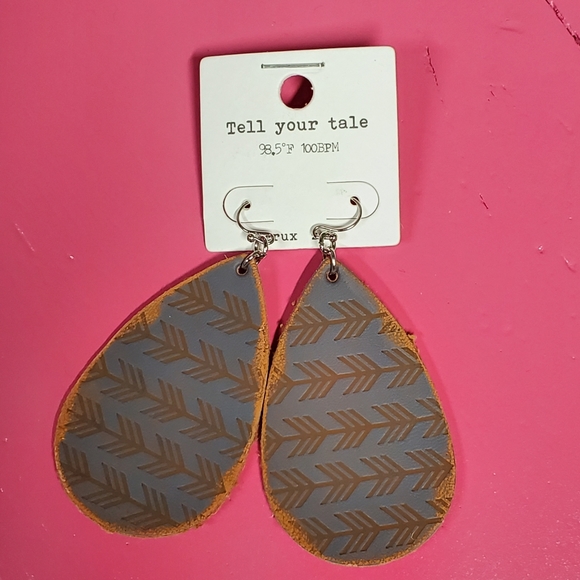 Sugar Rushlow Boutique Jewelry - Soithwestern Arrow Teardrop Earrings